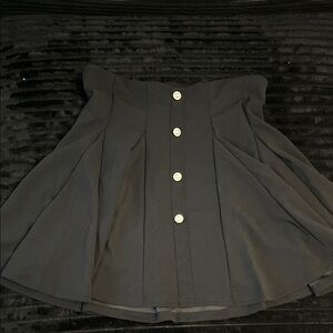 Elegant Black Swing Skirt